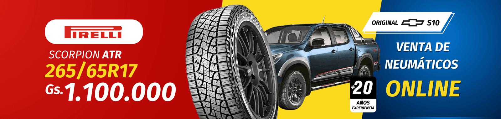 MODELO DE NEUMÁTICO Y AUTO VENTA NEUMÁTICOS PARA CAMIONETAS