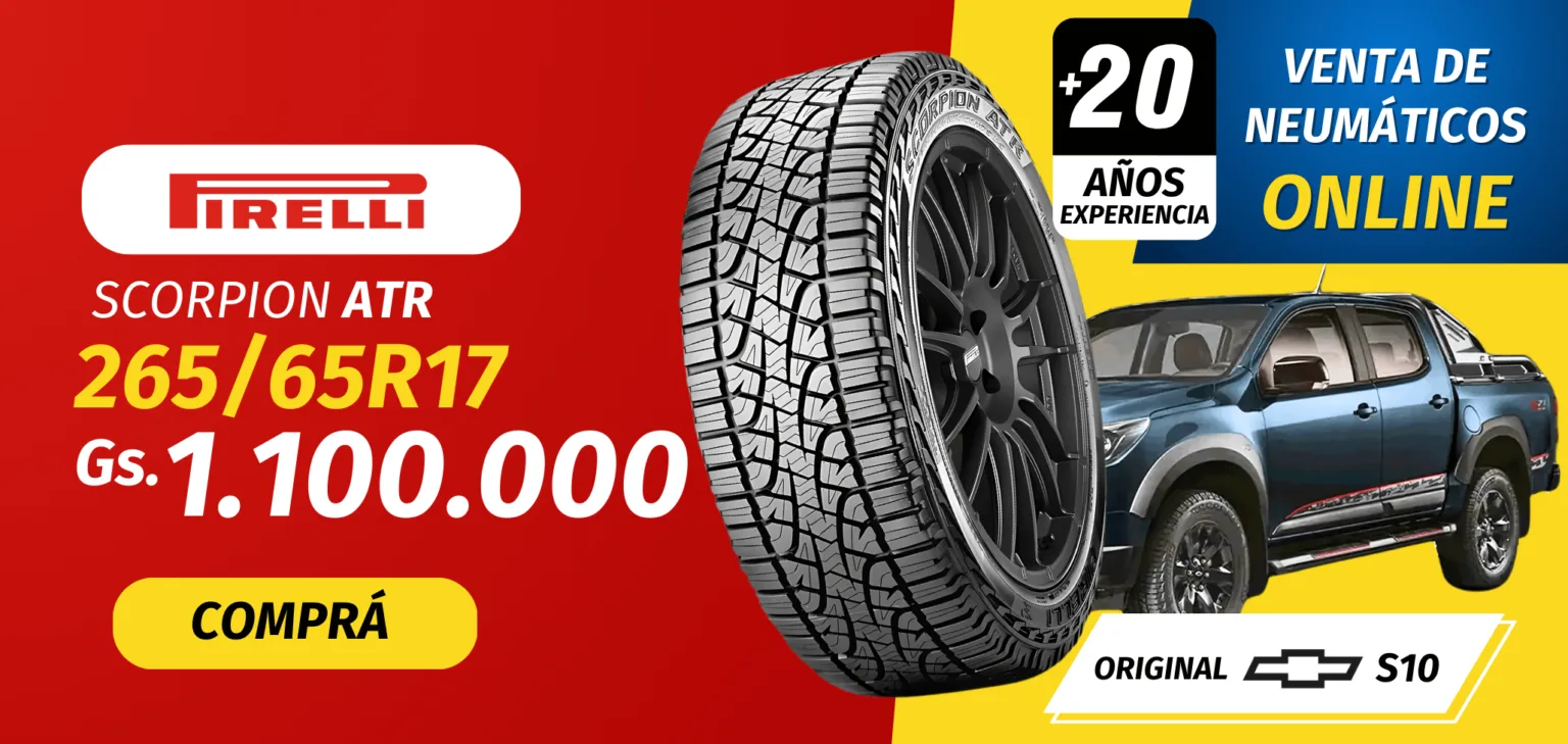 MODELO DE NEUMÁTICO Y AUTO VENTA NEUMÁTICOS PARA CAMIONETAS